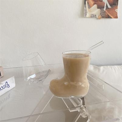 ミルクカップ 可愛い グラスカップ コーヒーカップ ブーツカップの商品画像