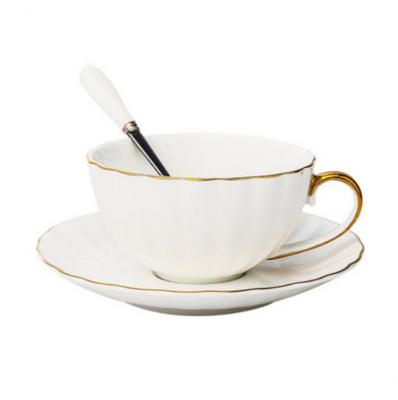 シンプル セラミック 家庭用 コーヒーカップ ソーサー セット ライトラグジュアリーの商品画像