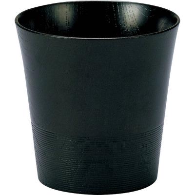 山中塗 「伝」 TSUTAE ロックカップ 6044 黒の商品画像